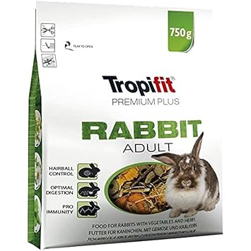 Tropifit Premium Plus Rabbit Adult 750g (Item Code-50442)