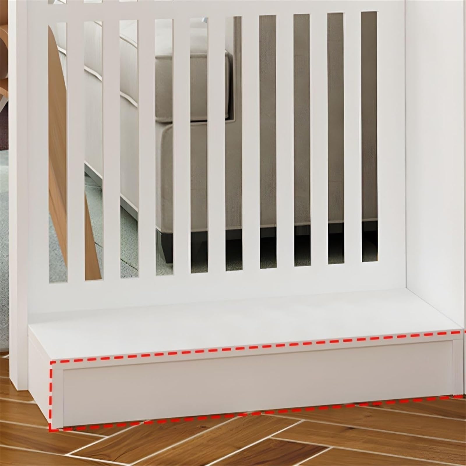 White Privacy Room Dividers AMBITION LAND Room Divider With Shelves ...