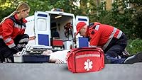 Vista 7 de Primacare KB-1088 EMT First Responder Trauma Bag, Empty Deluxe EMS Shoulder Bag, Professional First Aid Kit Bag with 4 Compartments for Emergency