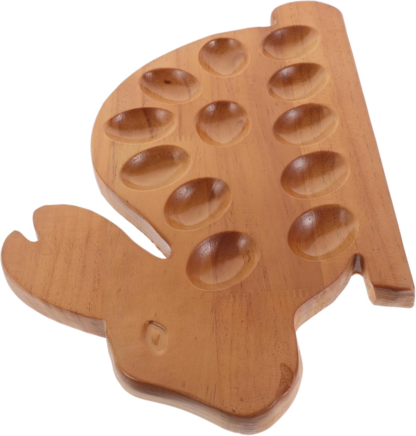 Wooden Tray Wear-resistant Holder for Daily Use Convenient Kitchen Storage Rack Creative Platter for Easter Decor and Countertop Display