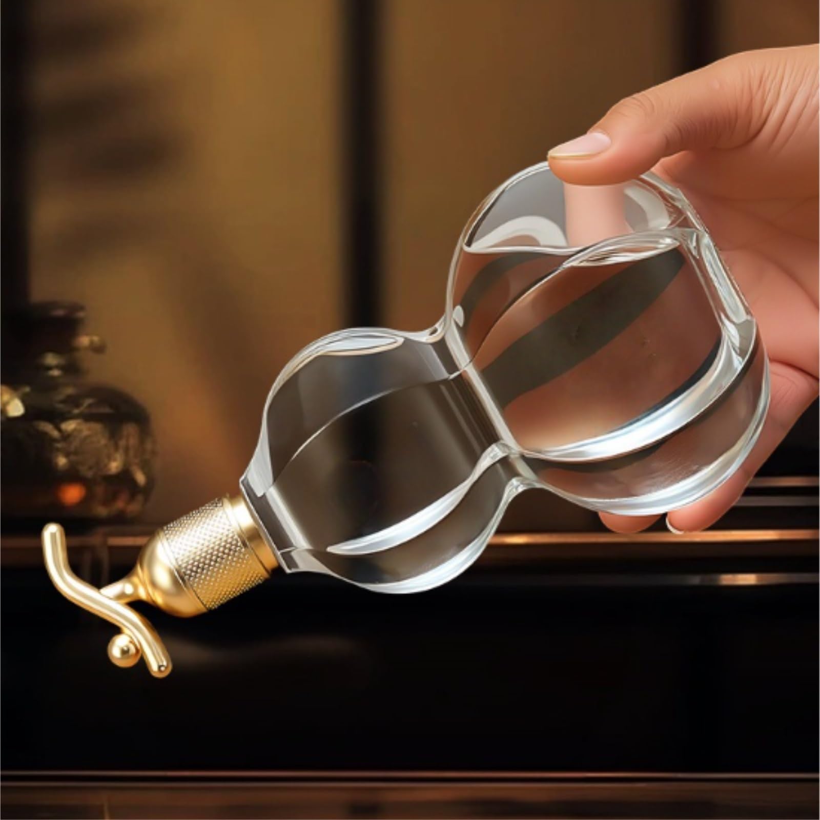 Decanter per Vino Rosso Whisky Decanter A Forma Di Zucca, Caraffa For Vino In Vetro Spesso, Bottiglia Stoccaggio Decantatore