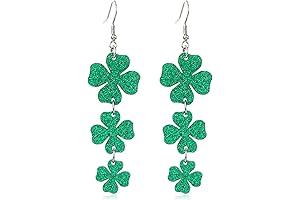 WCRAZYE St. Patrick's Day Dangle Earrings