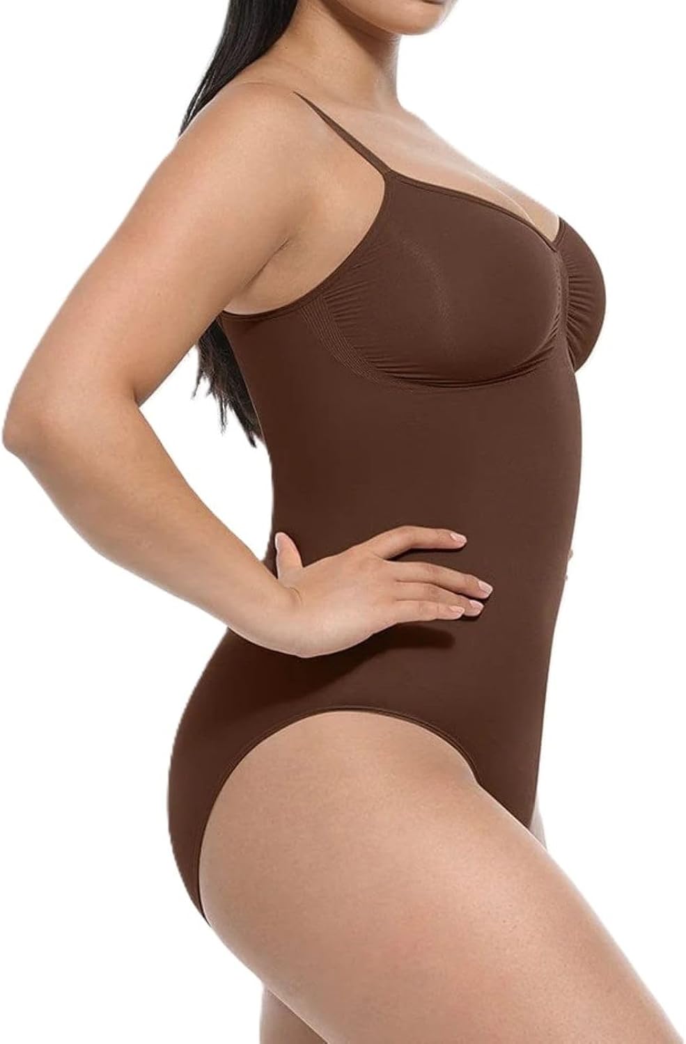 Seamless Sculpt Shapewear Bodysuit with Adjustable straps, Butt lifting and Tummy Control Shapewear