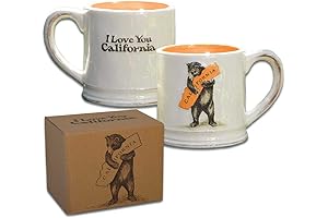 California's Culinary Delights: Bear Hug Ceramic Keepsake Mug
