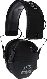 Walker's Razor Slim Electronic Earmuffs - 23dB NRR Ultra Low Profile Shooting Hunting Hearing Protection
