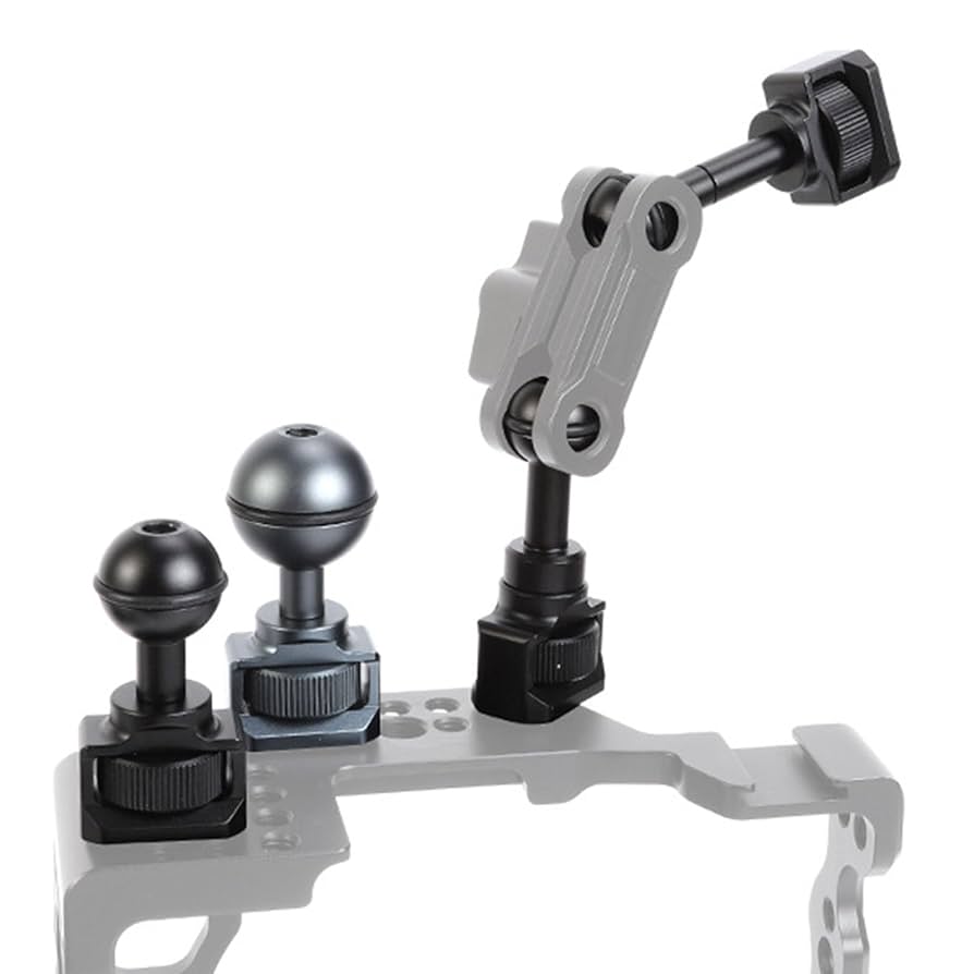 画像共有用 Amazon | 汎用性1/4スレッドアタッチメントボールヘッド