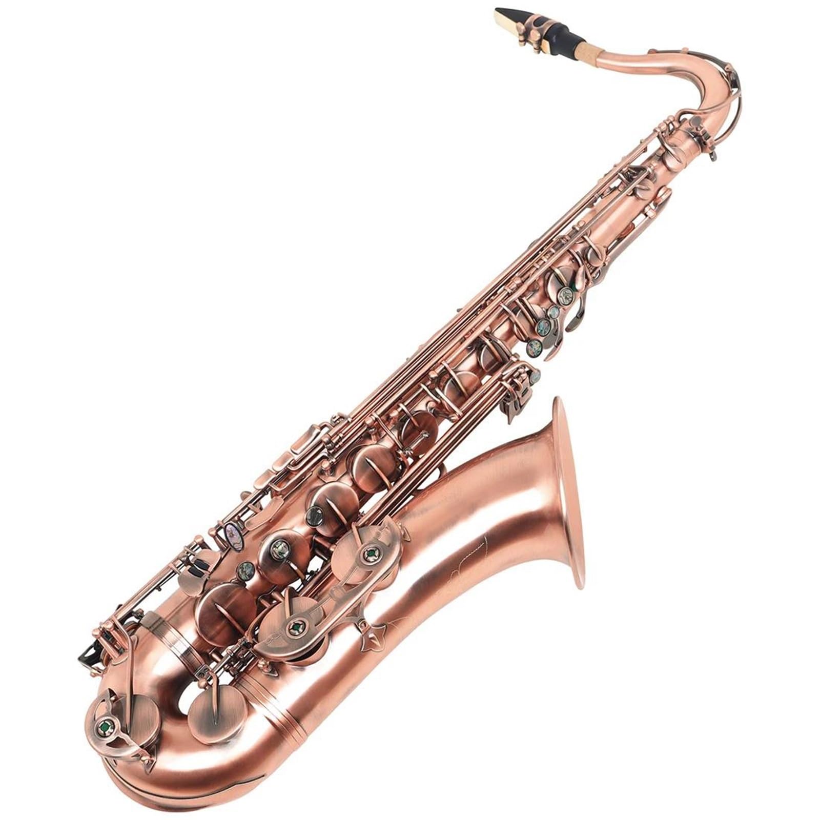 Sassofono professionale Strumento Professionale In Ottone Sib Sax Tenore Vintage Rosso