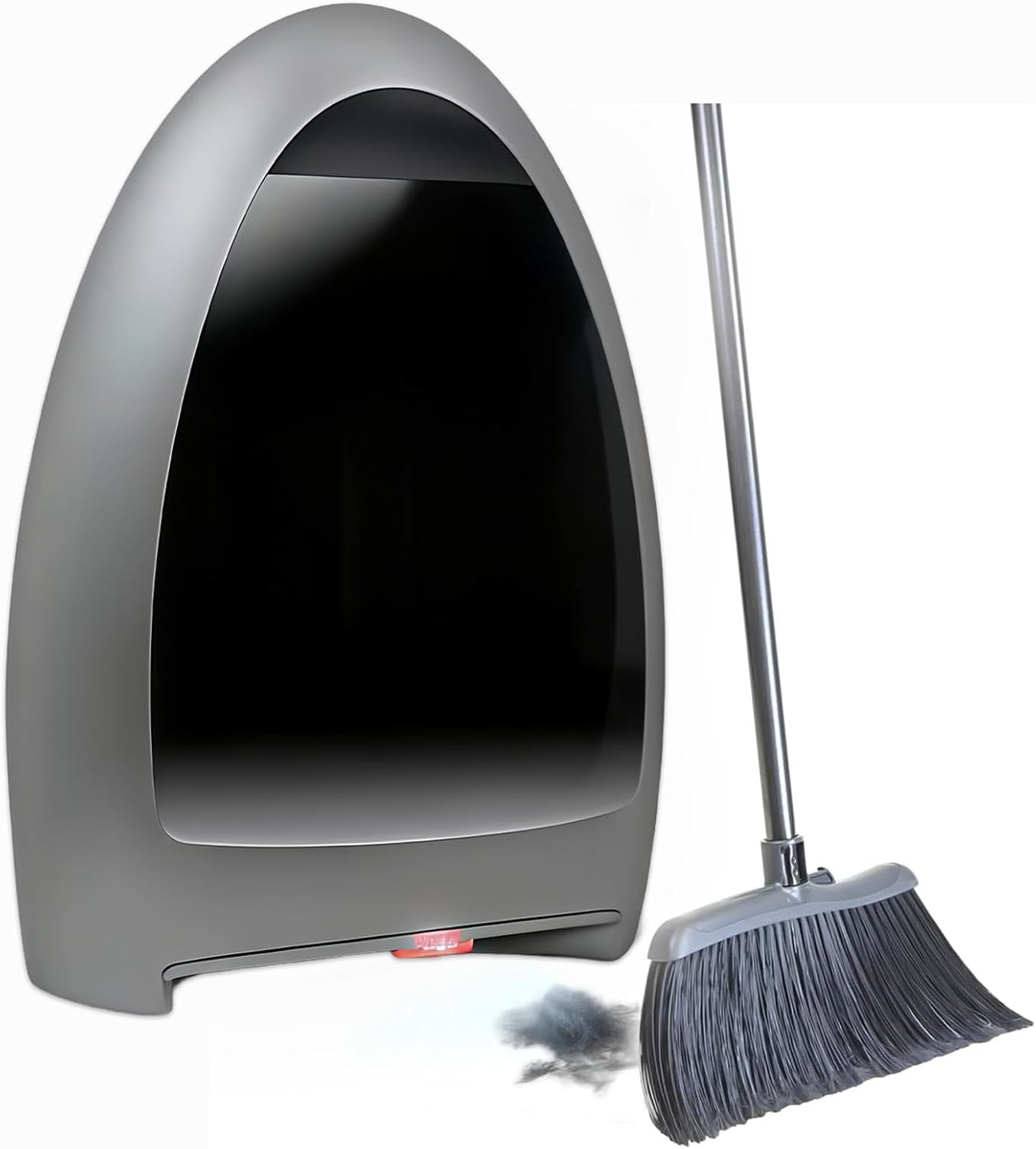 Stationary Touchless Vacuum Cleaner, 1000w Hair Salon Vacuum Cleaner with 3.6l Dust Box, Corded Canister Vacuum Cleaner, for Sweeping Pet Hair Grey