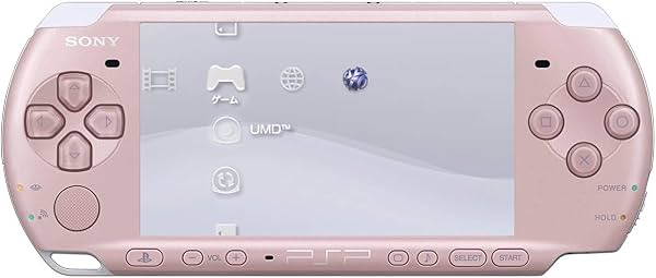 Consola de Juegos Portátil Sony PSP Slim y Lite Serie 3000 con 2 Baterías y Tarjeta de Memoria (Rosa) (Reacondicionada)