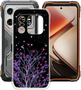Phone Case for Blackview Xplore 1 6.78", Clear TPU Soft Silicone Cover [Ultra-Thin X Anti Yellow] Shockproof Anti-Drop Protective Shell Cover for Blackview Xplore 1 - Quiet Night