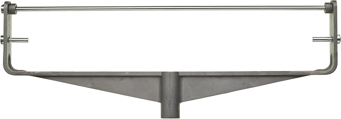 Bastidor de rodillo de pintura de doble brazo de aluminio fundido ProDec de 15 pulgadas para trabajos pesados con fijación de tornillo para mástil de extensión