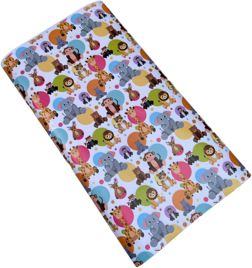 LA TROVE Colourful Gift Wrapping Paper Sheet For Gift Packing|Gift Wrap Roll, Gift Papers Sheets, Gift Cover Wrapping Paper(Jungle Kingdom, Pack 0F 15),Multicolor