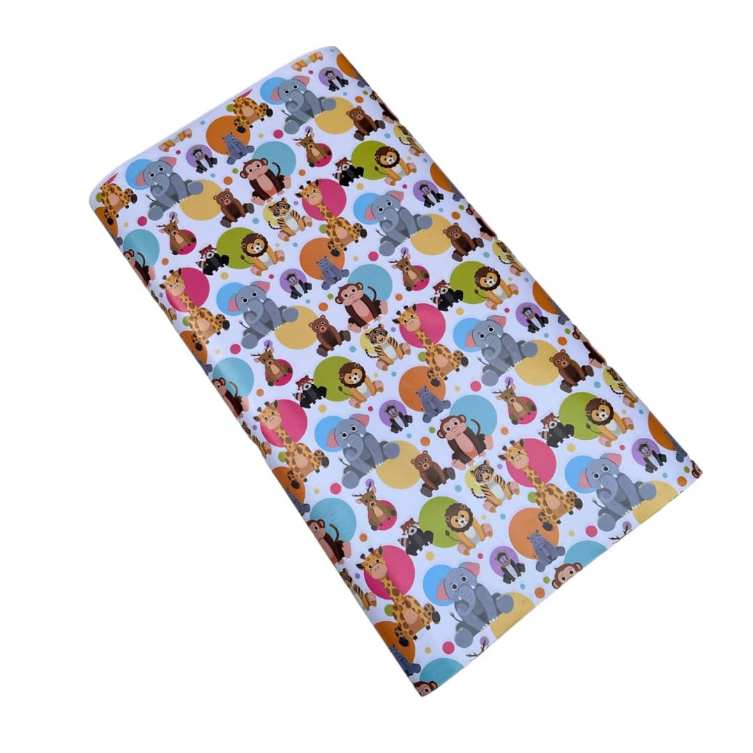 LA TROVE Colourful Gift Wrapping Paper Sheet For Gift Packing|Gift Wrap Roll, Gift Papers Sheets, Gift Cover Wrapping Paper(Jungle Kingdom, Pack 0F 10),Multicolor