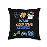 Video Gamer Future Video Game Designer Throw Pillow