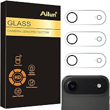 Ailun 3 Pack Camera Lens Protector for iPhone Air, Tempered Glass | Ultra HD, Anti-Scratch, Case Friendly, Does not Affect Night Shots