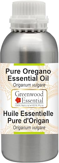 Greenwood Essential Oregano Essential Oil (Origanum vulgare) Pure | Non-Sticky | Non-greasy | Lightweight | Men &amp; Women | ...