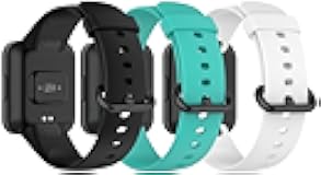 TenCloud 3Pack Wristband Compatible with Xiaomi Redmi Watch 2 Lite Smartwatch Band Strap