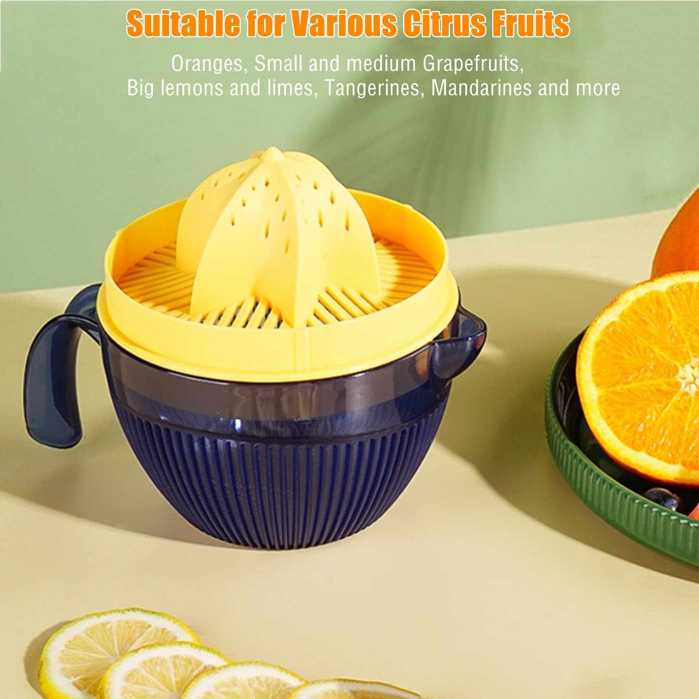 Pressa per Limoni - Spremiagrumi Manuale - Pressa per Agrumi a Mano 7cm di Diametro, Acciaio Inossidabile, Resistente, Massima Estrazione di Succo, Perfetta per Cucina, Bar e Ristorante (Argento
