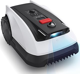 ECOVACS Goat O500 Panorama Mähroboter ohne Begrenzungskabel, 500 m², Auto-Kartierung Rasenmäher Roboter, Setup-frei, LiDAR-unterstützte visuelle Navigation, passiert 0,7m Engstellen, 45% Steigunge