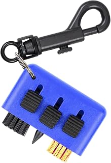 Golf 3 in 1 Brush for Golf Accessories | Golf Scrubber for Surfaces and Grooves Cleans, Light Weight Golf for Head Care