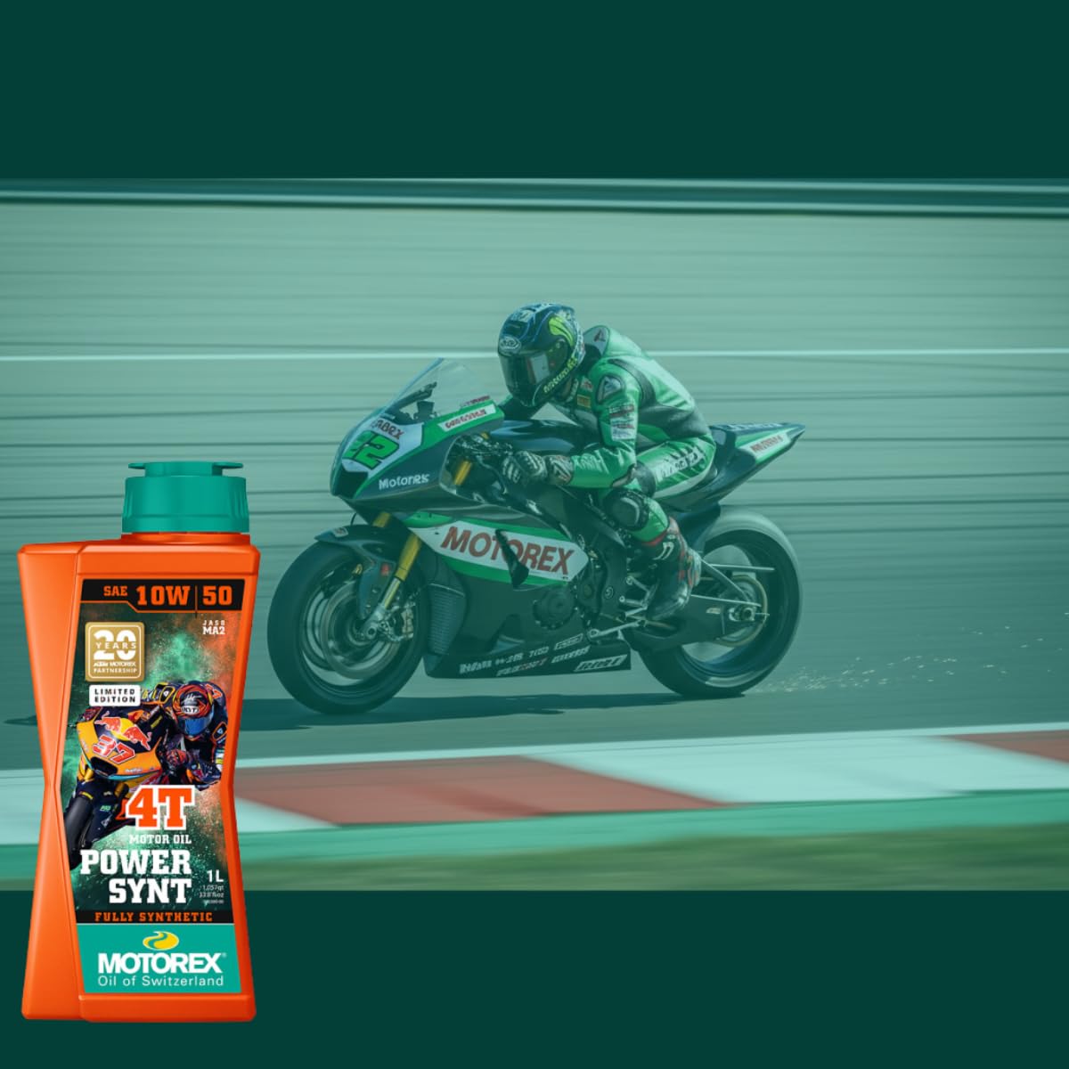 OLIO MOTOREX: 1 Litro Power Synth 4 TEMPS 10W50