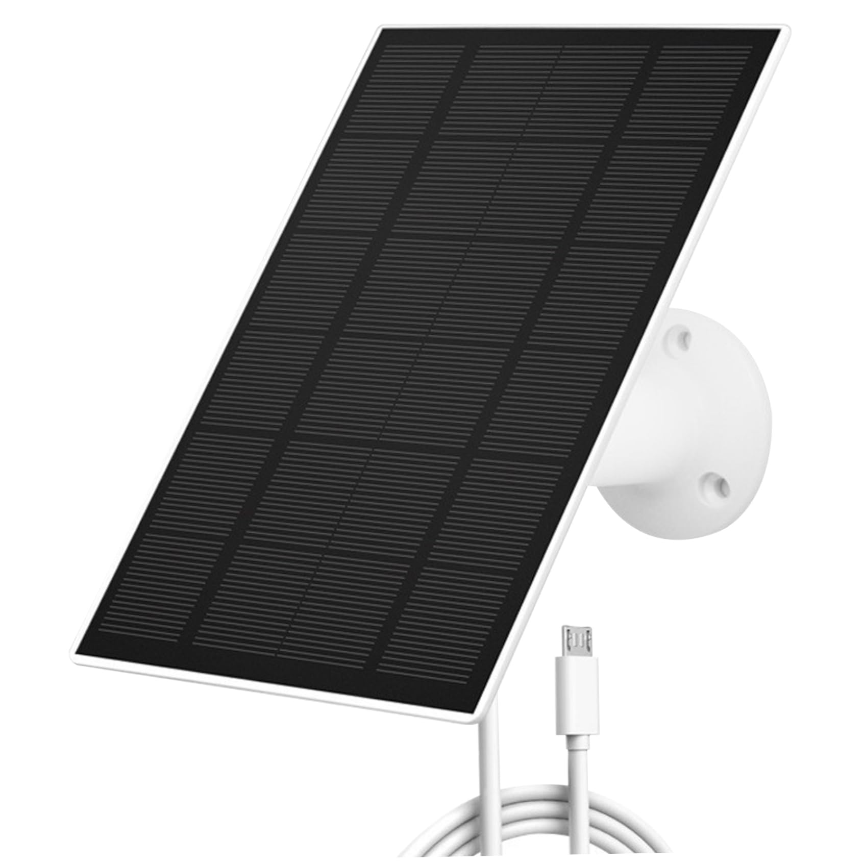 Panneau solaire de caméra de surveillance extérieur, chargeur étanche avec port micro USB