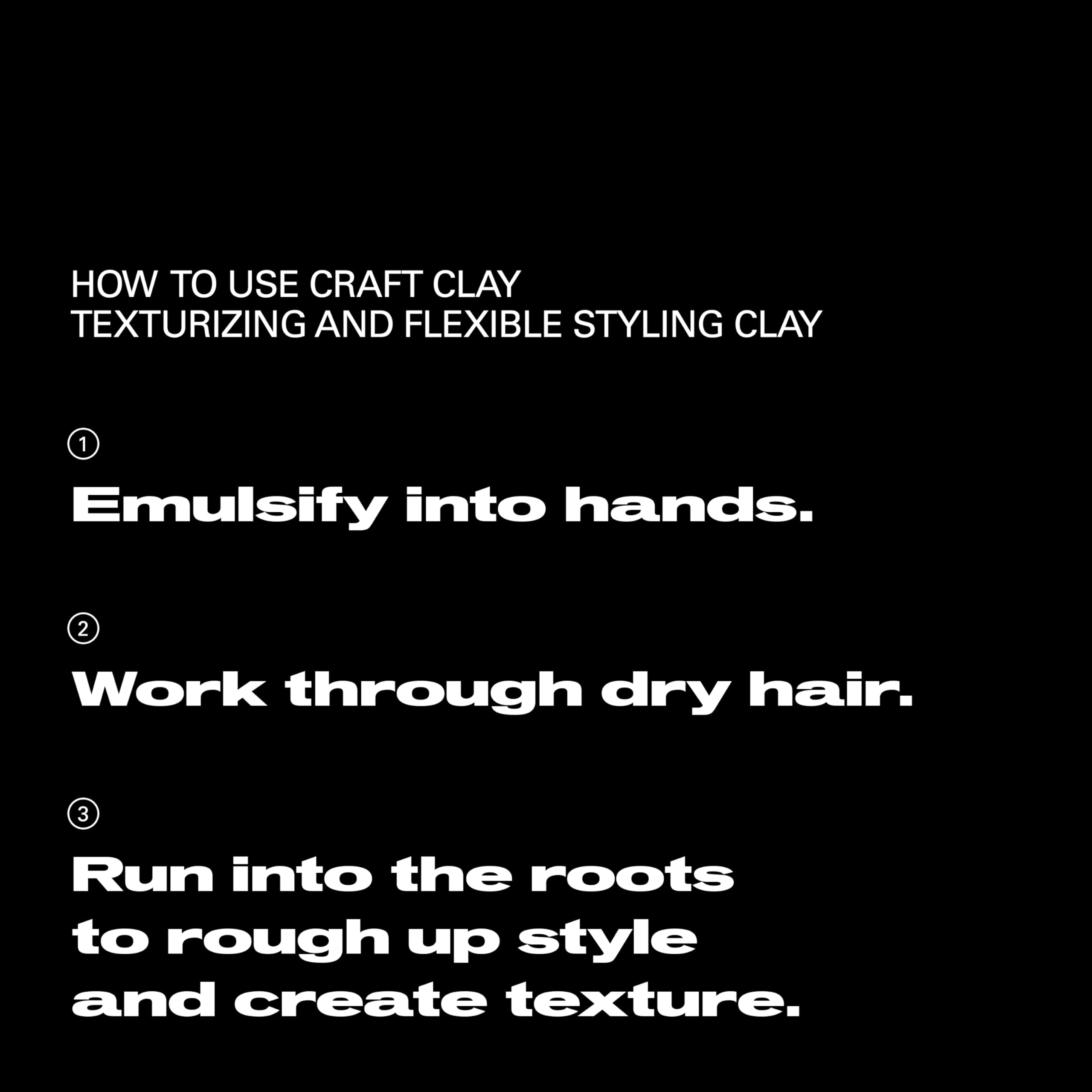 Sebastian Professional Styling Craft Clay | Remoldable Texturizing Hair Styling Clay for Natural Hold | 1.7 oz | Packaging May Vary
