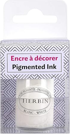 Amazon エルバン ピグメントインク 15ml ホワイト Hb 詰め替えインク 文房具 オフィス用品