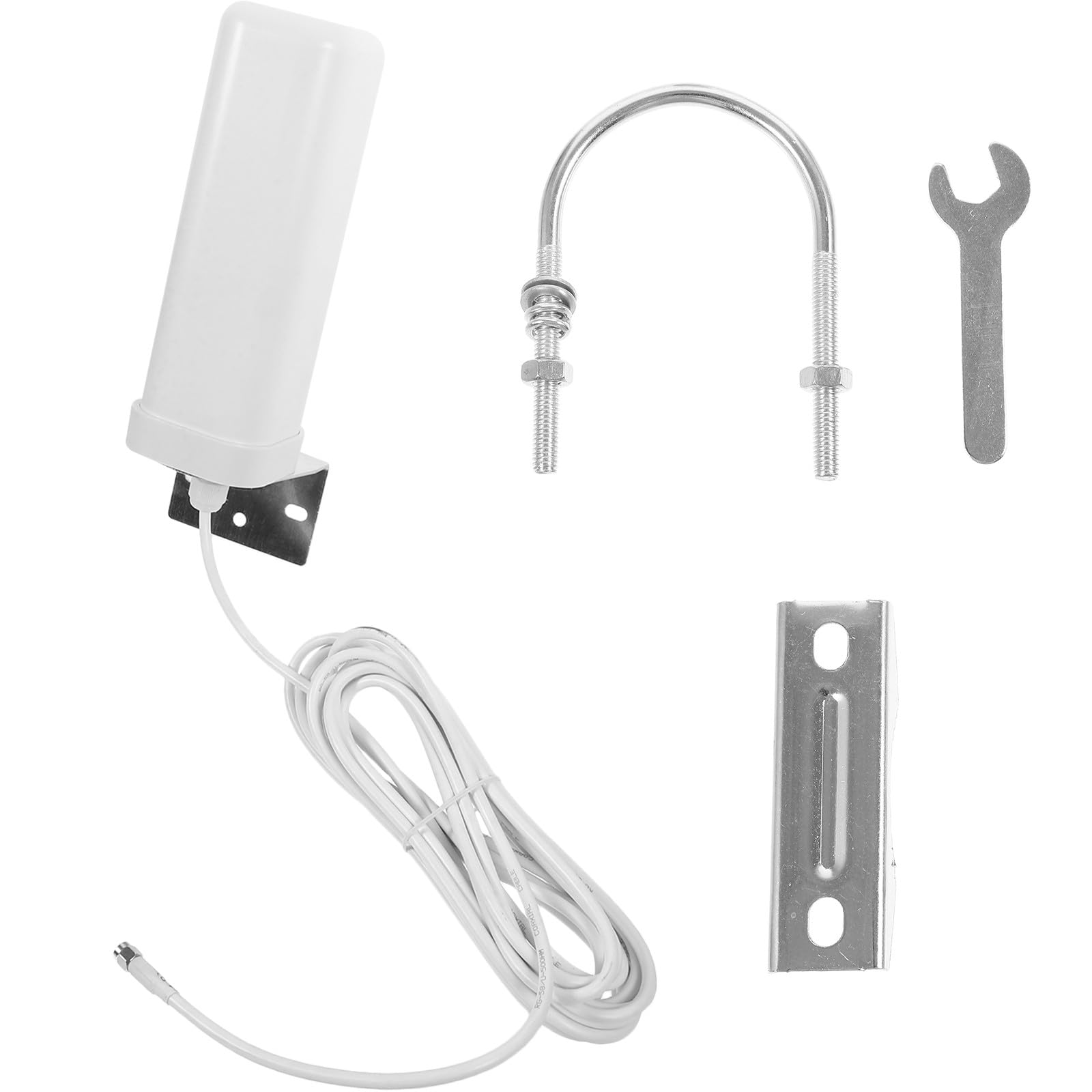 jojofuny Antenne Gain 16-18dbi Full 3g Omnidirectionnelle 4g en Métal et Plastique pour Intérieur et Extérieur Compatible Routeur et Modem