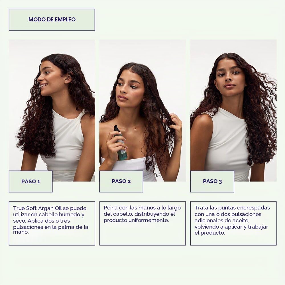 Maria Nila True Soft Aceite de Argán para Cabello Seco y Encrespado