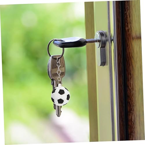 Miniatura 2 de ibasenice 32 llaveros de bola para decoración de fiesta de fútbol, temática deportiva, llavero de automóvil, llaveros para niños, llaveros para