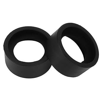 Rubber Eyepiece Cover, Eyepiece Protector, for Protecting Eyes Eyepiece Eyecups for 32-36mm Stereo Microscope(KP-H2 flat angle)