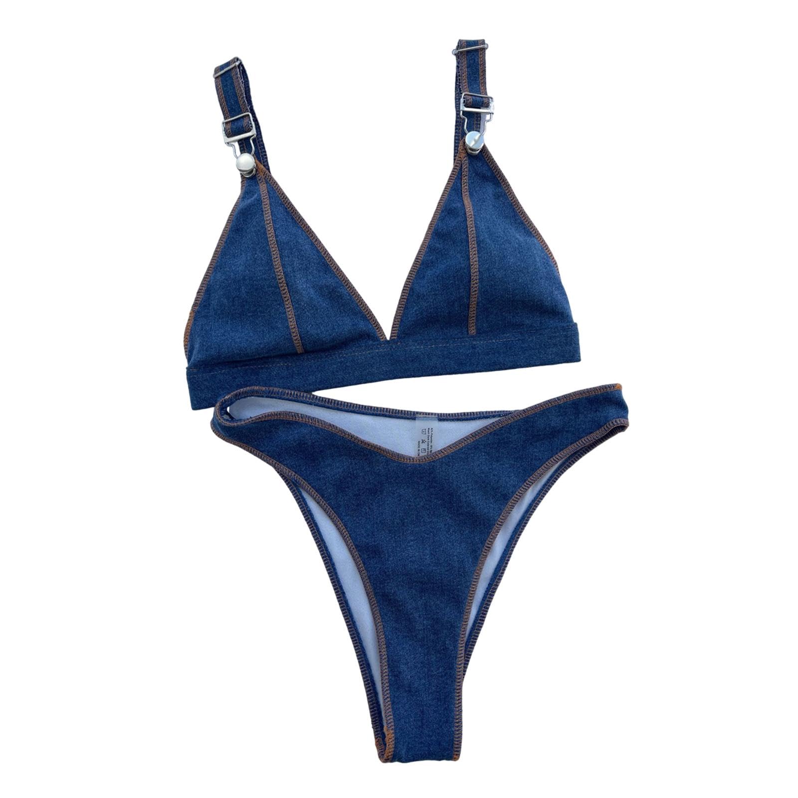 Womens Set Female Women's Swimsuits Beachwear for Club Vacation Beach M Blue|Clothing, Shoes & Accessories | Womens Clothing | Swimwear|1 Set-image-38
