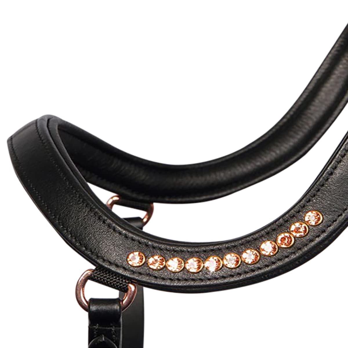 Harry's Horse Bridon Rosegold Anatomic - Noir-doré - Cheval