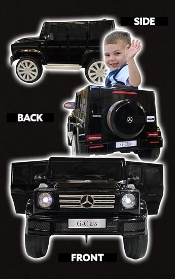 Amazon 電動乗用カー メルセデス ベンツ G500 期間限定 完成車発送 Gクラス ゲレンデ 電動乗用玩具 Jj2077 ブラック 電動乗用 おもちゃ
