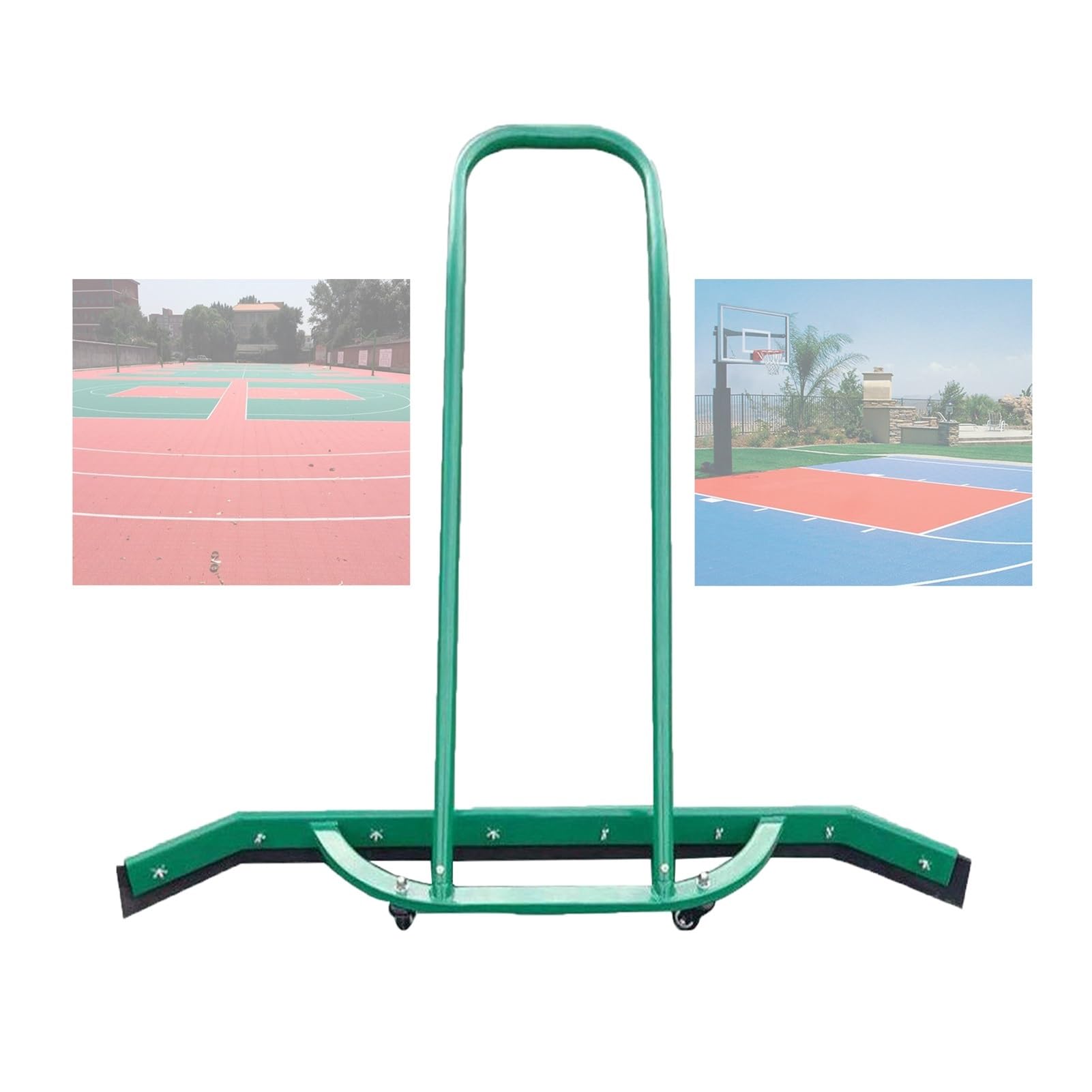 Lavavetri commerciale con manico in lega di alluminio per rimozione dell'acqua su campi da tennis, campi da basket e parcheggi