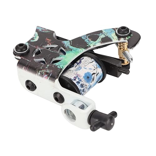 Miniatura 7 de Máquina de tatuaje de bobina, bobina de cobre de 10 envolturas, máquina de tatuaje profesional portátil de galvanoplastia, máquina de tatuaje hecha