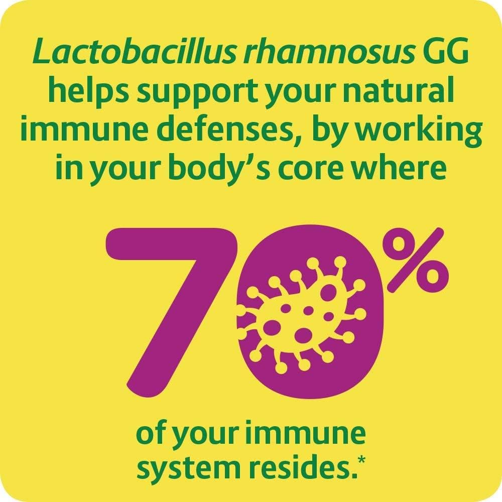 Culturelle 3-in-1 Complete Probiotic Daily Formula, Once Per Day Probiotic Supplement, Helps Your Digestive System Work Better, Supports Natural Immune Defenses, Plus Omega 3's, Non-GMO, 30 Count