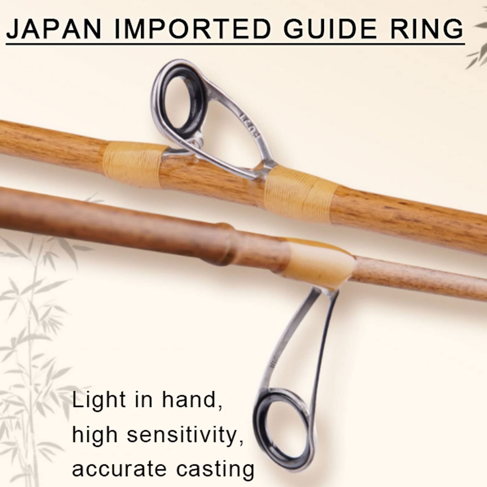 telescoping Bamboo Style Fishing Pole Fishing Pole and Reel Combo High Sensitivity Fishing Rods Portable Fishing Rod for Travel Fishing Rod Sports & Outdoors
