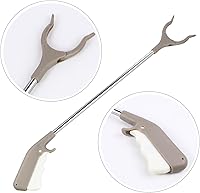 Vista 4 de Baluue Abrazadera de basura, pinza de basura larga, accesorios sanitarios, herramienta de alcance, 1 ud