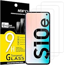 NEW'C 3 Pack Designed for Samsung Galaxy S10e Screen Protector Tempered Glass, Case Friendly Scratch Resistant,Bubble-Free, Ultra Resistant