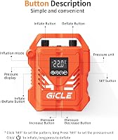 Gicle Elektromos SUP Pumpa 22PSI - 12V Autós Csatlakozóval, Kétfokozatú Gyors Felfújás, Automata Leállítás Paddleboardhoz, Csónakhoz 5