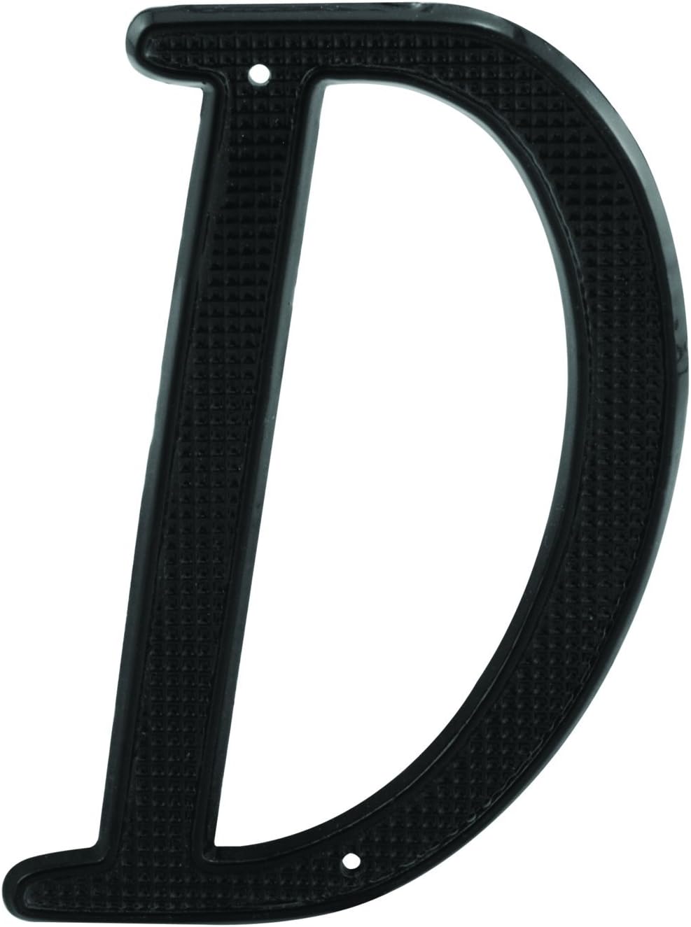 Prime-Line MP4109 4 In. House Letter D, Diecast, Black Finish (2 Pack)