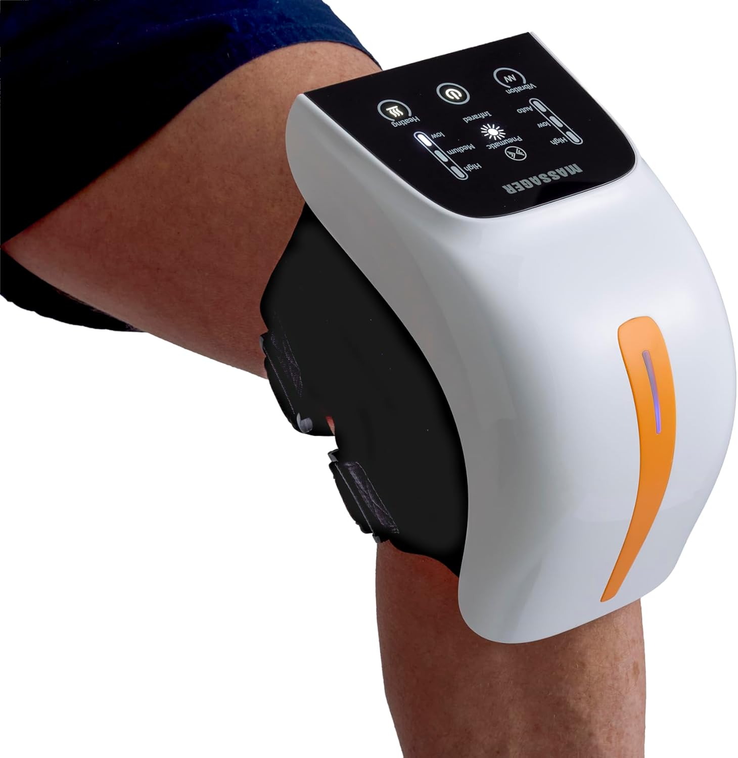 IdealProducts Knee Massager Pro+ with Heat, Red Light Therapy and Vibration, 6-in-1, Dual-Wavelength - Cordless, Portable, Adjustable Straps, Knee Pain Relief - Image 2