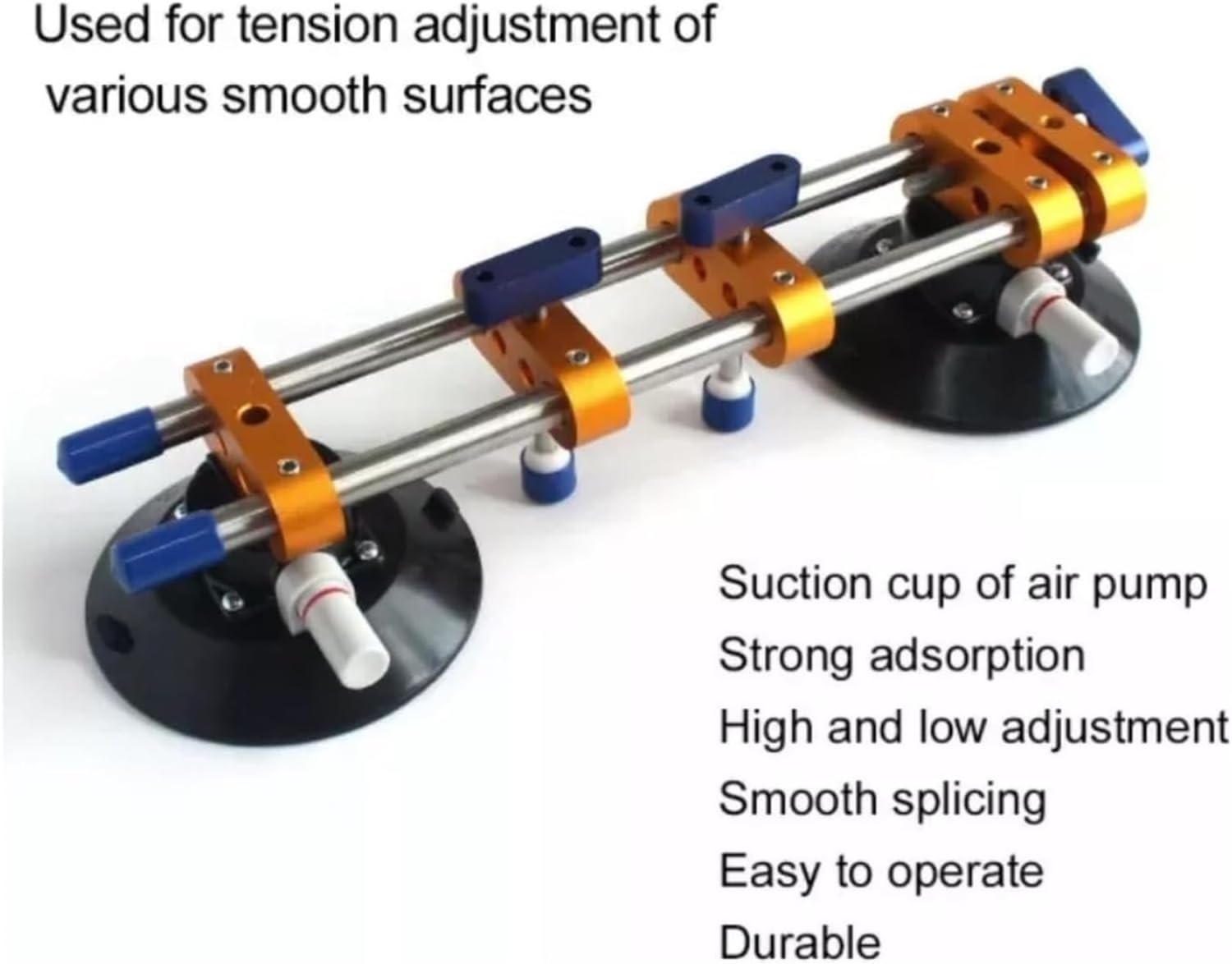 Seam Setter Tool, Seamless Seam Setter, 2PCS Stone Seamless Seam Setter with Vacuum Suction Cup for Granite, Marble