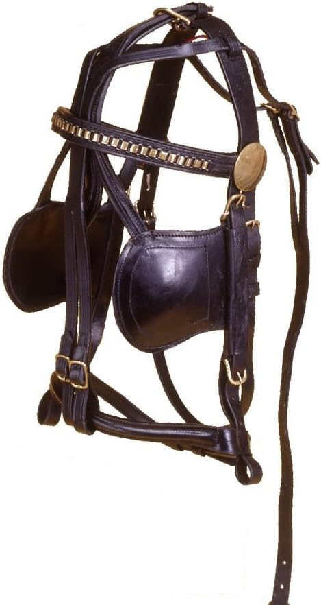 Tough-1 Mini Black Leather Replacement Bridle