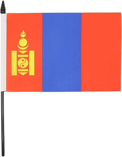 Miniatura 21 de Bandera de la bandera del Líbano de AZ, 3.9 x 5.9 in, bandera de escritorio libanesa, 5.9 x 3.9 in, barra y base de plástico negro