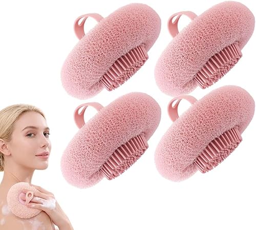 Miniatura 9 de Super suave pelota de baño con ventosa de girasol, nueva esponja de baño exfoliante 2025 con cepillo de limpieza y anillos para dedos para mujeres y