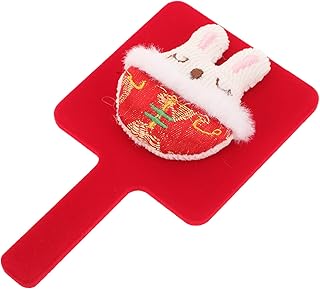 DOITOOL Cartoon Rabbit Handheld Mirror with H...