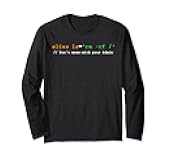 Algorithm Funny Computer Nerd Coding Admin Programmer Long Sleeve T-Shirt